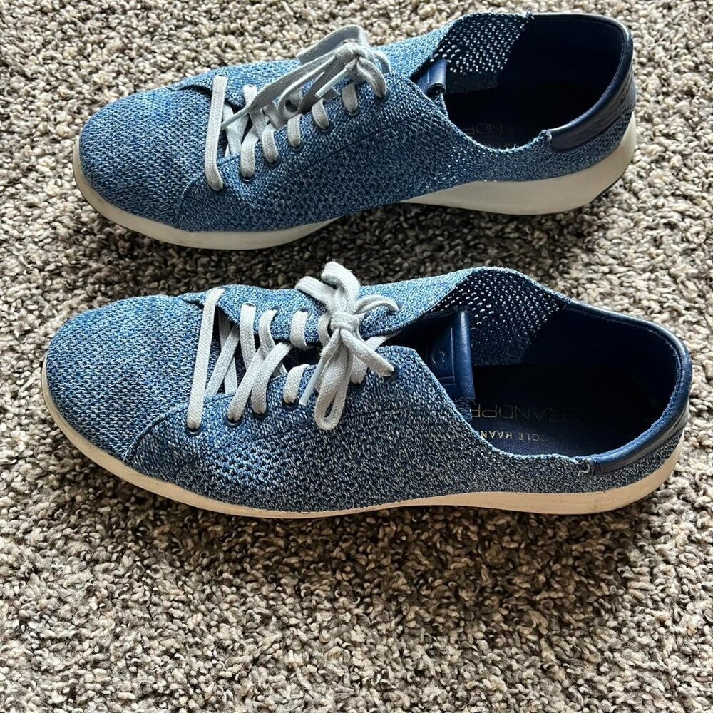 Cole Haan GrandPro Knit Men’s Sneakers – Light Blue Size 11 Casual Comfort - Picture 5 of 6